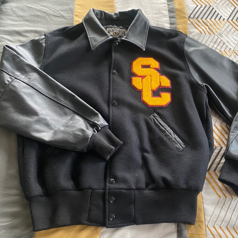USC Letterman Jacket - Holloway Varsity Jacket